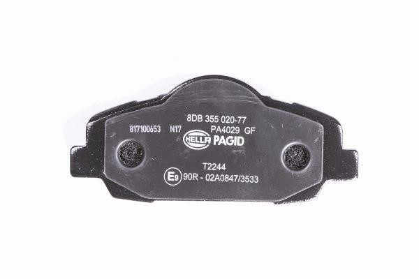 Brake pad set Hella 8DB 355 020-771
