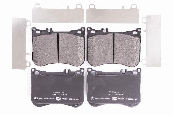 Hella 8DB 355 021-211 Brake Pad Set, disc brake 8DB355021211