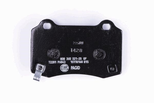 Brake pad set Hella 8DB 355 021-251