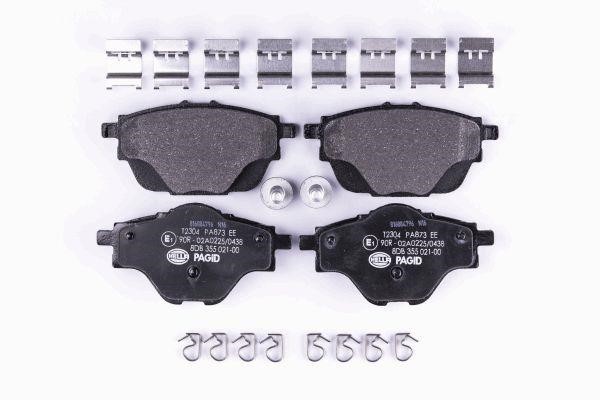 Hella 8DB 355 021-001 Brake Pad Set, disc brake 8DB355021001