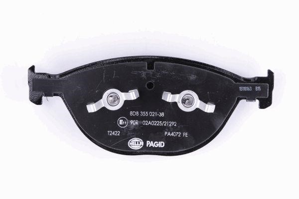 Brake pad set Hella 8DB 355 021-381