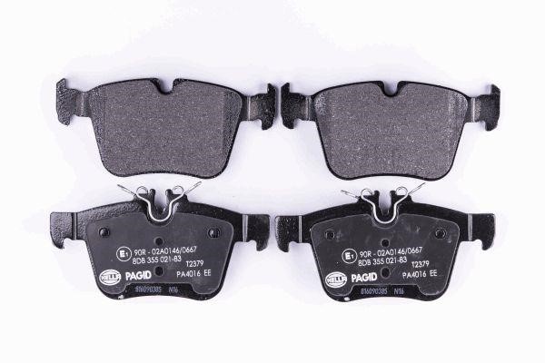 Hella 8DB 355 021-831 Brake pad set 8DB355021831 8DB355021831 Hella Brake pad set