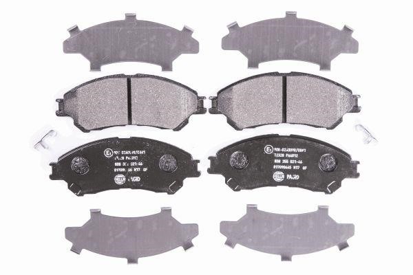Hella 8DB 355 021-461 Brake Pad Set, disc brake 8DB355021461