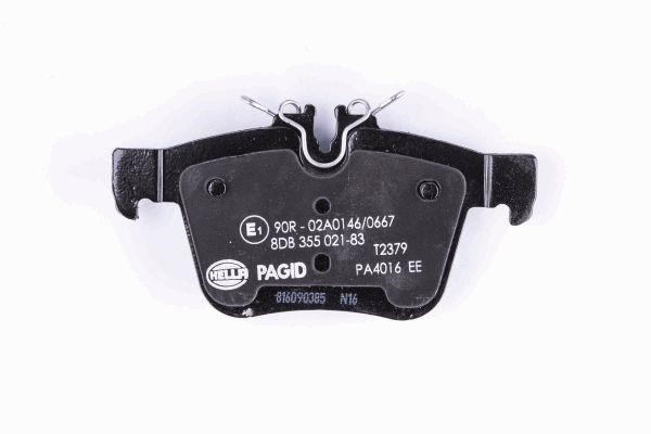 Brake pad set Hella 8DB 355 021-831
