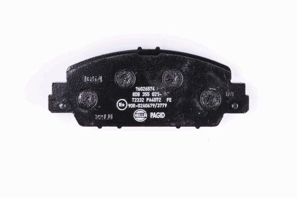 Brake pad set Hella 8DB 355 021-471