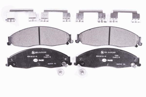 Hella 8DB 355 021-591 Brake Pad Set, disc brake 8DB355021591