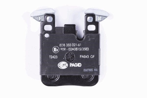 Brake pad set Hella 8DB 355 021-611