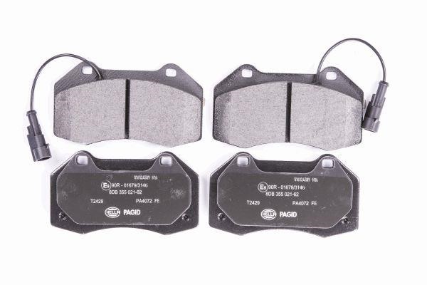 Hella 8DB 355 021-621 Brake Pad Set, disc brake 8DB355021621