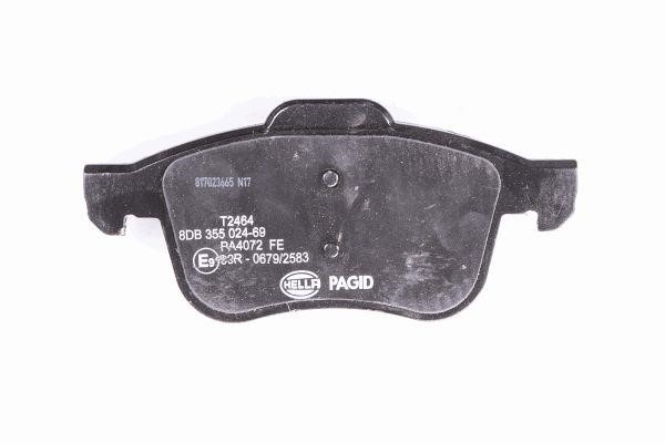 Brake pad set Hella 8DB 355 024-691