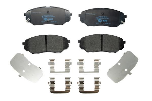 Hella 8DB 355 024-901 Brake Pad Set, disc brake 8DB355024901