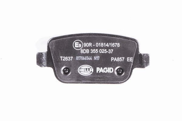 Brake pad set Hella 8DB 355 025-371