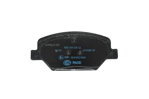 Brake pad set Hella 8DB 355 039-121