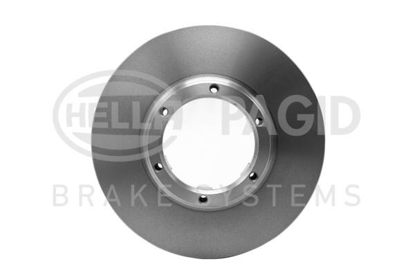 Hella 8DD 355 100-031 Unventilated front brake disc 8DD355100031