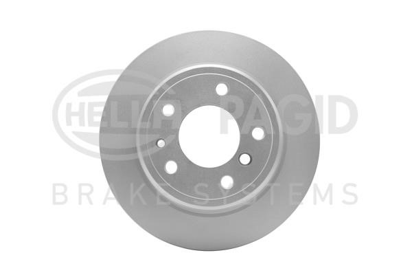 Hella 8DD 355 101-731 Rear brake disc, non-ventilated 8DD355101731