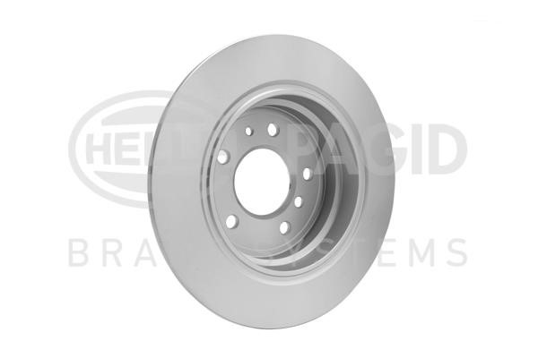 Rear brake disc, non-ventilated Hella 8DD 355 101-731