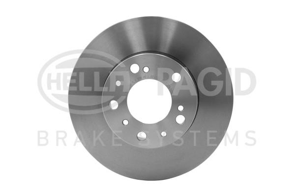 Hella 8DD 355 101-781 Unventilated front brake disc 8DD355101781