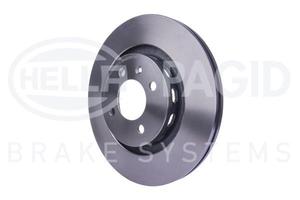 Front brake disc ventilated Hella 8DD 355 101-831