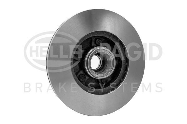 Front brake disc ventilated Hella 8DD 355 100-881