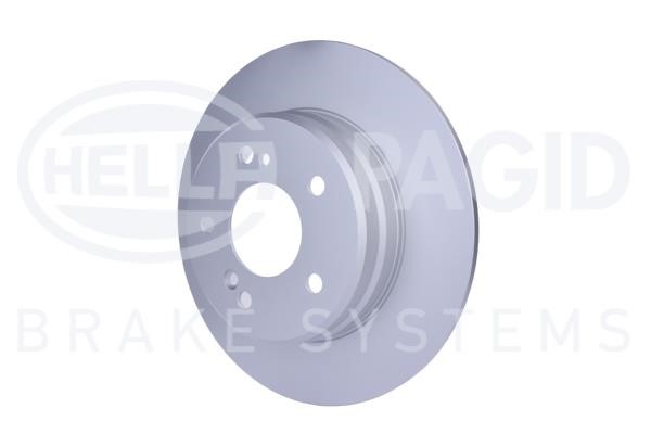Rear solid brake disc Hella 8DD 355 101-011