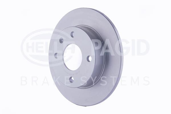 Unventilated front brake disc Hella 8DD 355 102-211