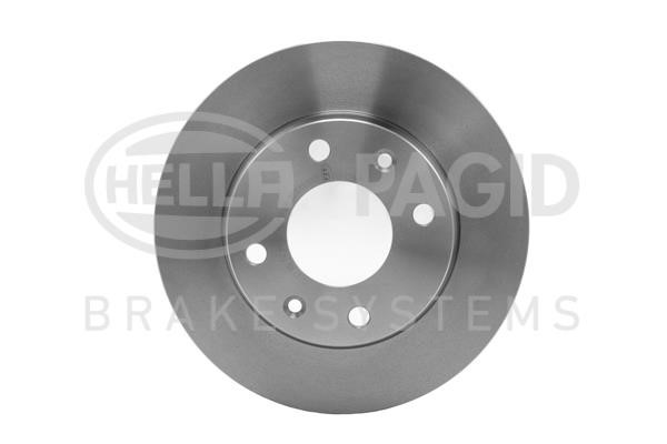 Hella 8DD 355 101-081 Front brake disc ventilated 8DD355101081