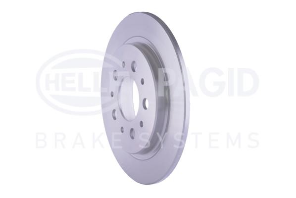 Rear brake disc, non-ventilated Hella 8DD 355 102-261