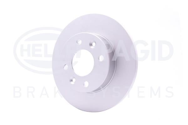 Unventilated front brake disc Hella 8DD 355 101-241