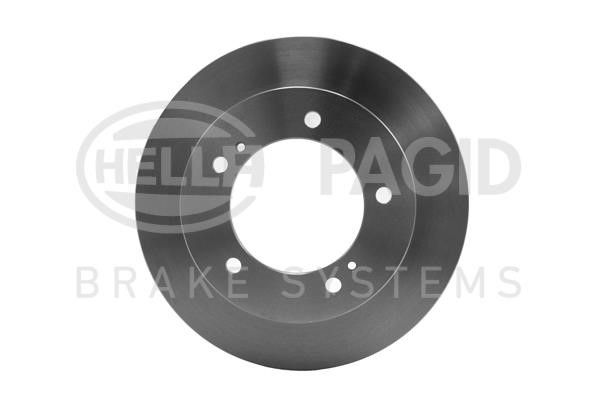 Hella 8DD 355 101-291 Unventilated front brake disc 8DD355101291