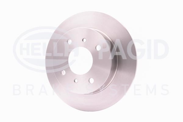 Rear brake disc, non-ventilated Hella 8DD 355 102-661