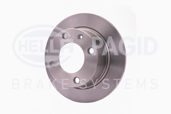 Rear brake disc, non-ventilated Hella 8DD 355 103-011