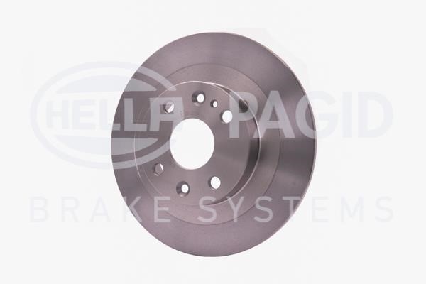 Rear solid brake disc Hella 8DD 355 103-191
