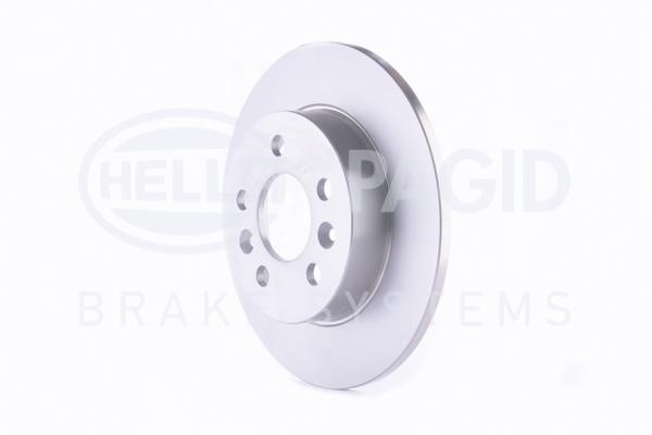 Rear brake disc, non-ventilated Hella 8DD 355 103-531