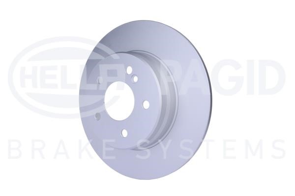 Rear solid brake disc Hella 8DD 355 104-321