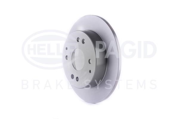 Rear brake disc, non-ventilated Hella 8DD 355 105-311