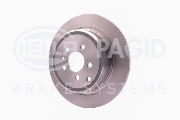 Rear brake disc, non-ventilated Hella 8DD 355 104-461