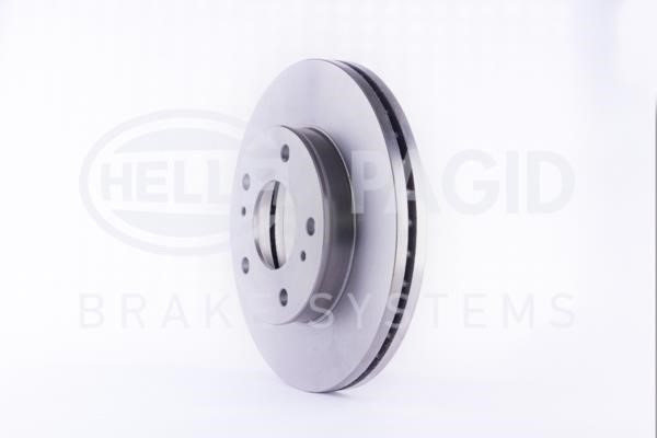 Front brake disc ventilated Hella 8DD 355 104-561