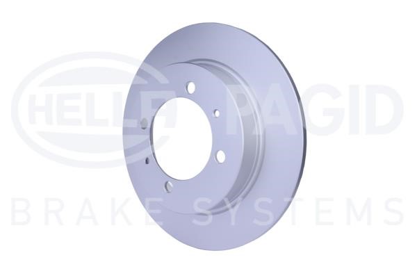 Rear solid brake disc Hella 8DD 355 105-471