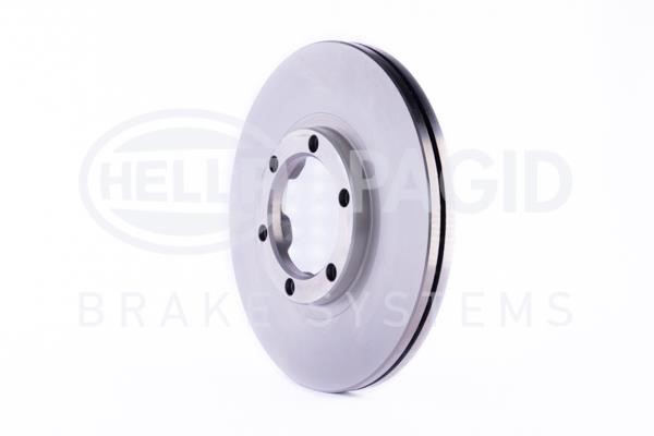 Front brake disc ventilated Hella 8DD 355 104-711