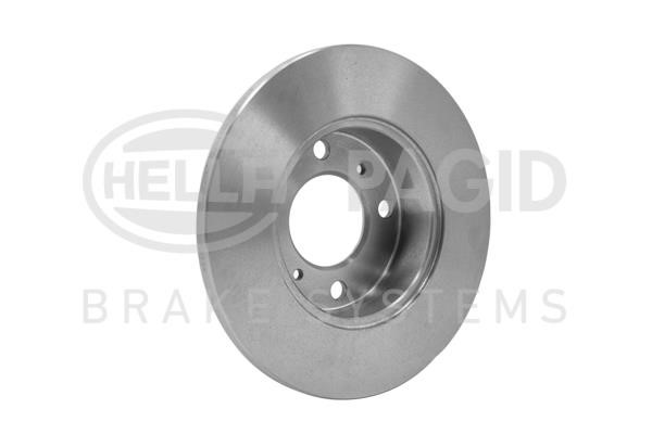 Unventilated front brake disc Hella 8DD 355 105-761