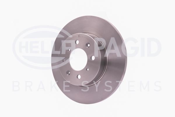 Unventilated front brake disc Hella 8DD 355 105-861