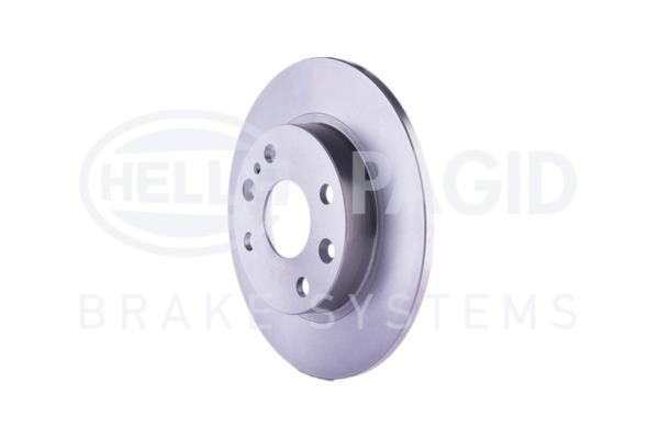 Rear solid brake disc Hella 8DD 355 106-471