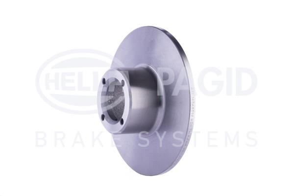 Unventilated front brake disc Hella 8DD 355 106-161
