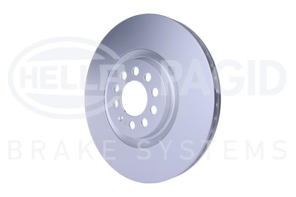 Front brake disc ventilated Hella 8DD 355 106-731