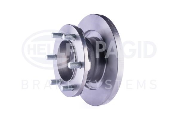Unventilated front brake disc Hella 8DD 355 106-361