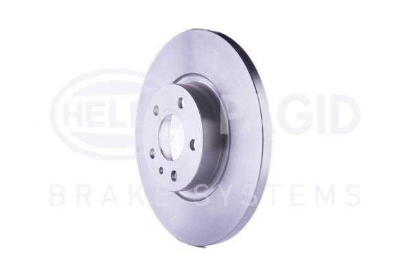 Unventilated front brake disc Hella 8DD 355 106-451