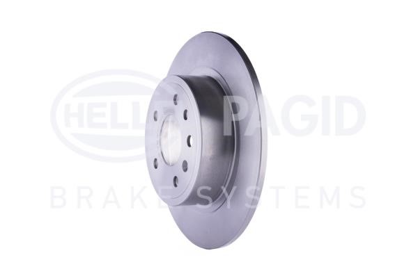 Rear solid brake disc Hella 8DD 355 107-001