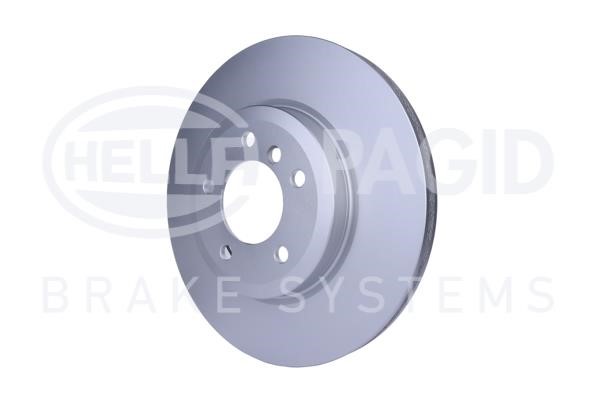 Front brake disc ventilated Hella 8DD 355 127-601