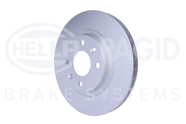 Front brake disc ventilated Hella 8DD 355 107-121