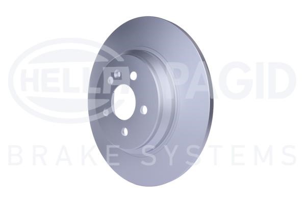 Rear solid brake disc Hella 8DD 355 107-241