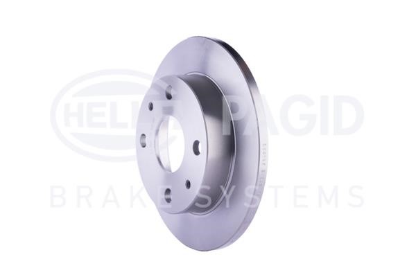 Unventilated front brake disc Hella 8DD 355 107-291